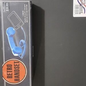 Classic Blue Retro Handset for Cell Phones
